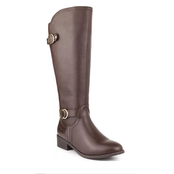 Karen Scott Leandraa Extra Wide-Calf Riding Boots - Picture 1 of 6